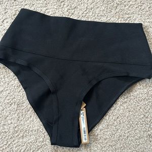 Skims knit swim high waist bikini bottom